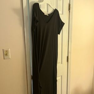 Black T-shirt maxi dress - brand new